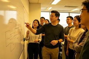 AnySecura team brainstorming session