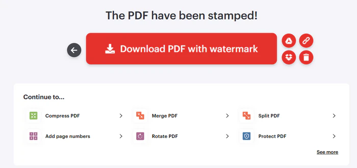 add watermark to pdf online