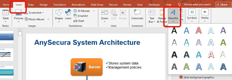 how to add watermark in ppt