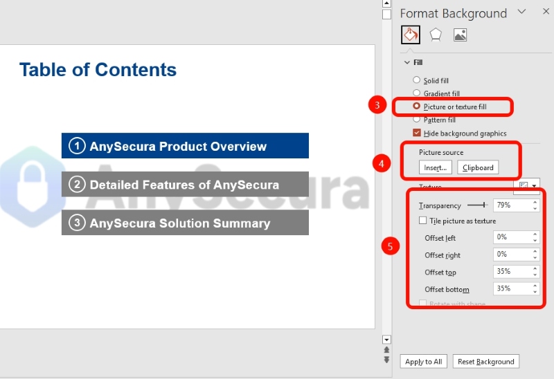 add watermark to ppt