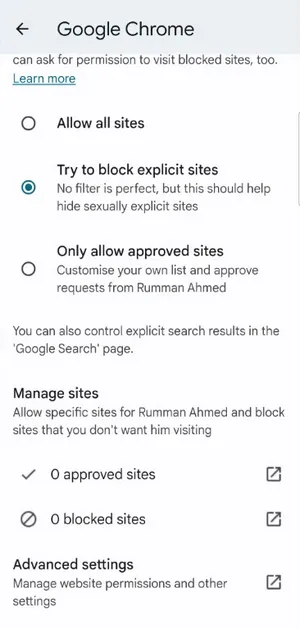 Block Websites on Chrome