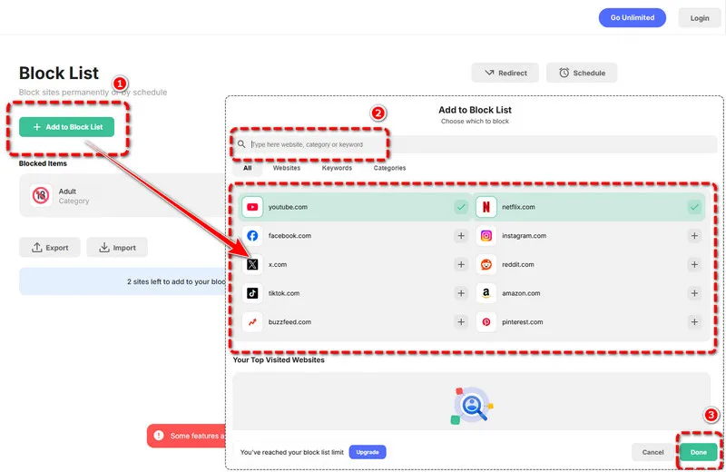 Block Websites on Chrome