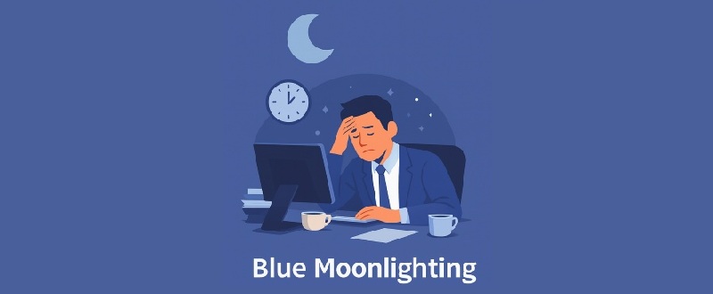 Blue moonlighting