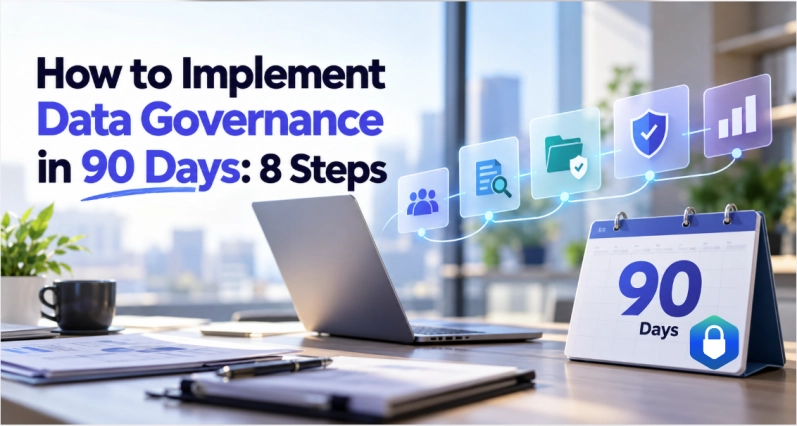 How to implement data governance in 90 days