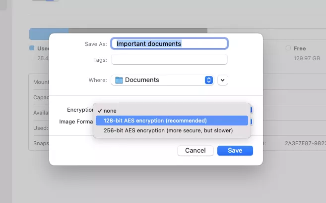 encryption image mac