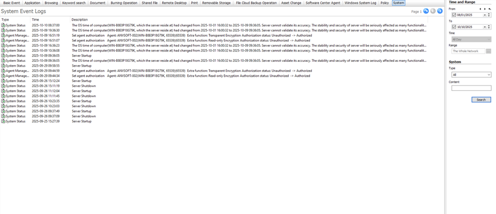 Endpoint Behavior Auditing
