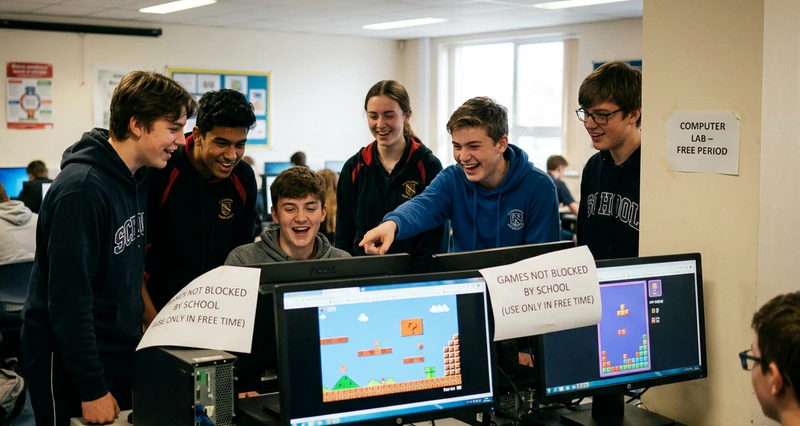 game site not blocked by school