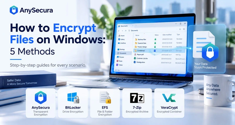 How to encrypt files on Windows