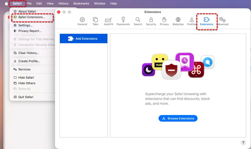 Block Websites on Safati