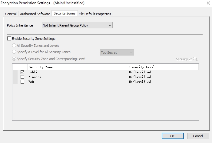 security zone anysecura