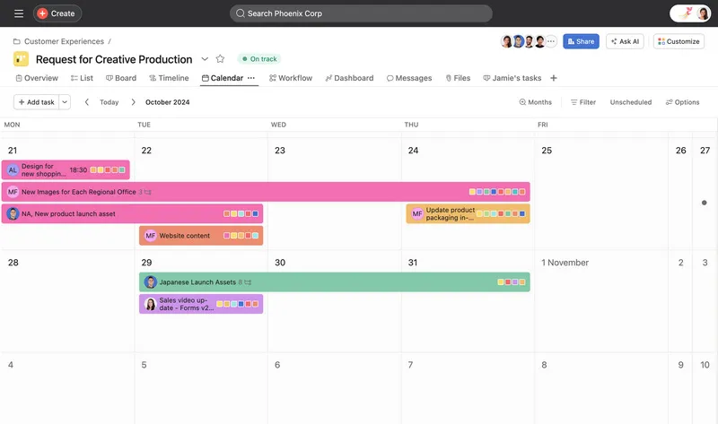 SMB Management Software: Asana