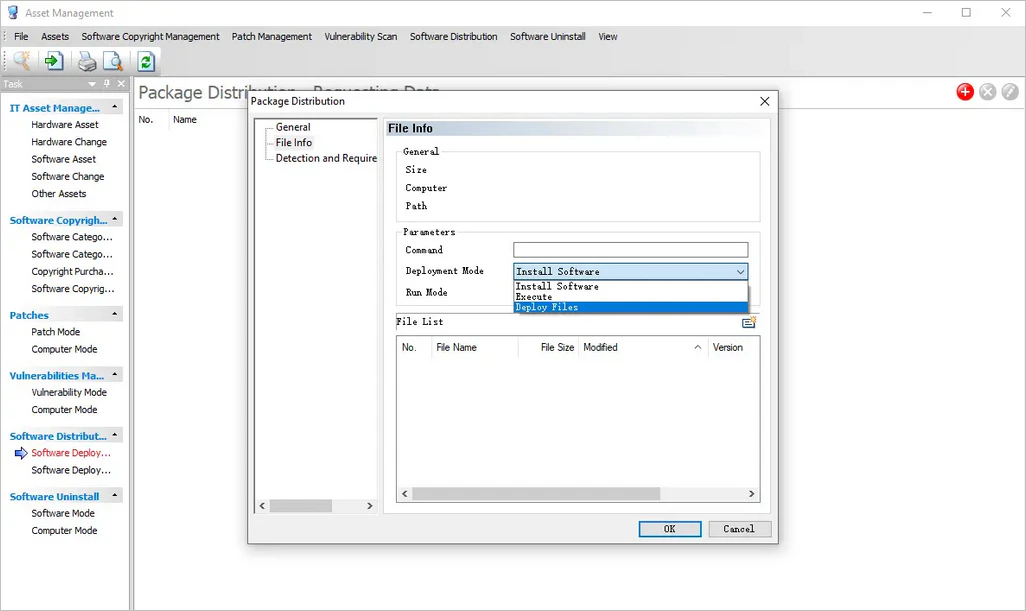 AnySecura centralized software distribution