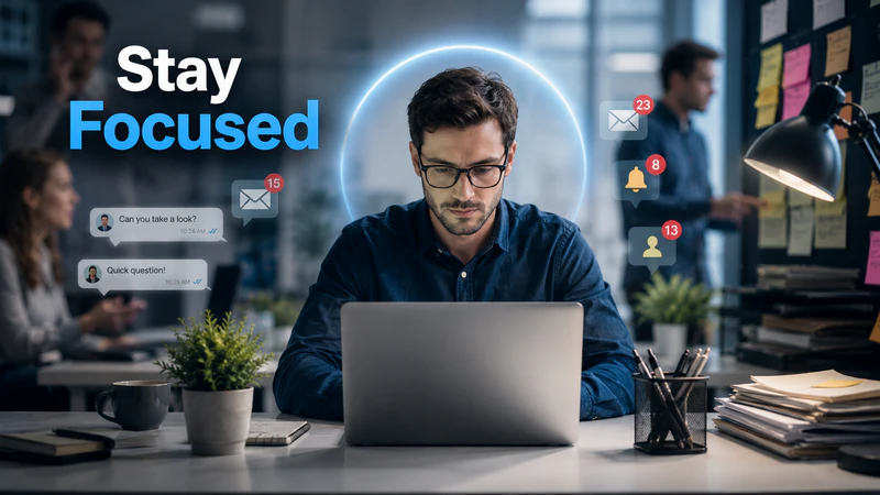 How to Stay Focused in a Distracting Work Environment