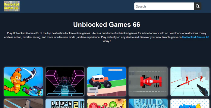 Unblocked Games 66 - top game sites not blocked by school in 2026