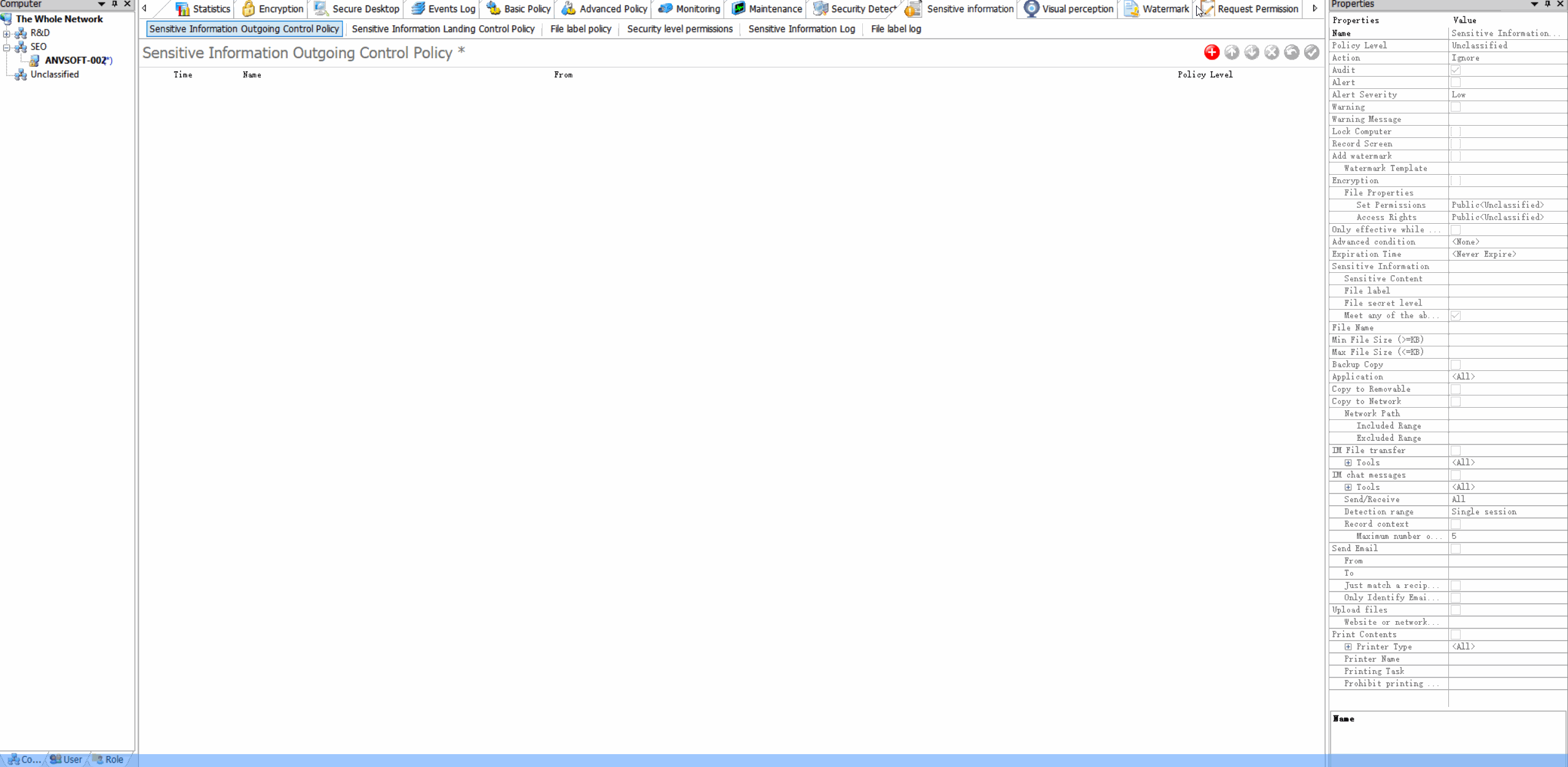 Content-Based Policies demonstration