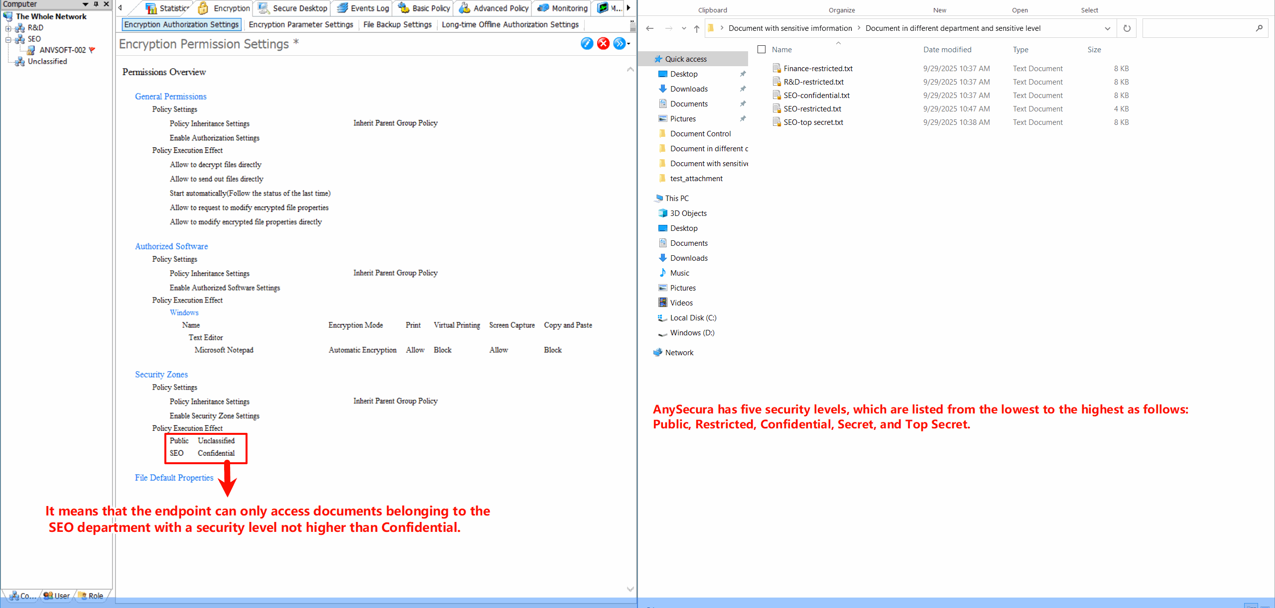 Security Zone Configuration demonstration