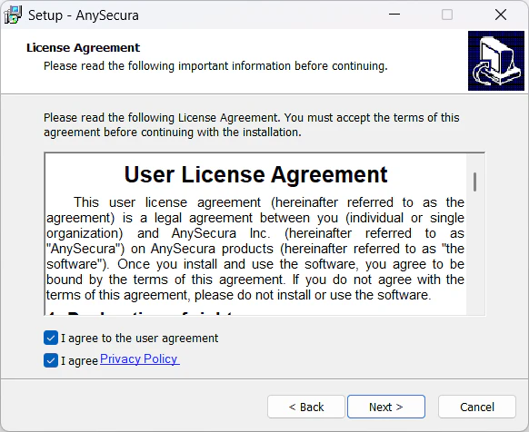 install anysecura