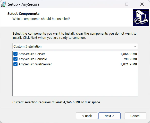 install anysecura