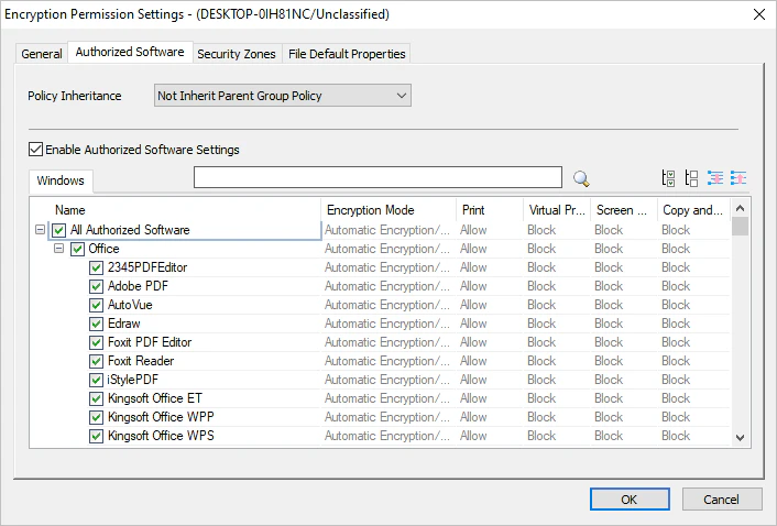 authorized software