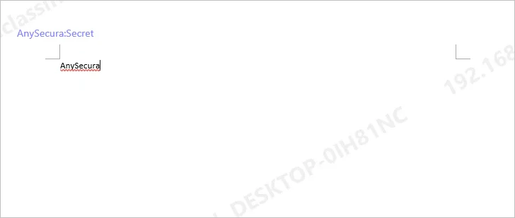 Sensitive Document