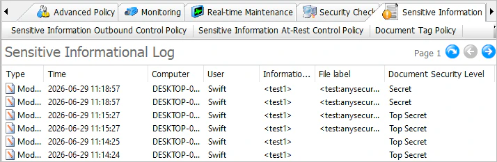 Classification tagging