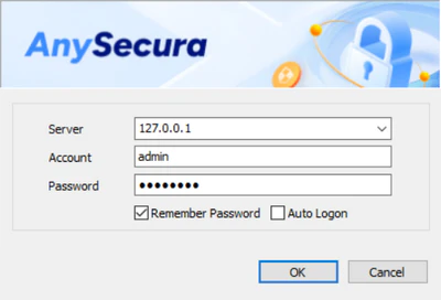 login window