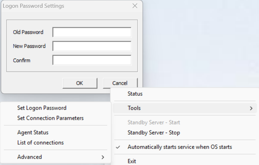 Login password setting