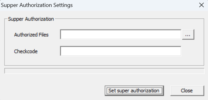 Super authorization