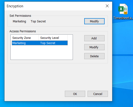 AnySecura View Document Attributes interface